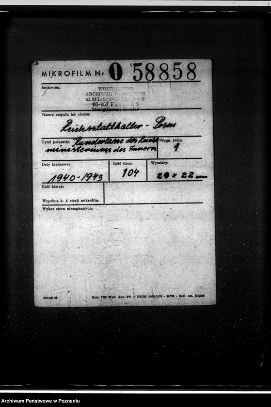 Obraz 2 z jednostki "Runderlasse des Reichsministeriums des Innern"