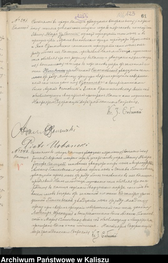 Obraz 8 z kolekcji "Uczestnicy Powstania Warszawskiego urodzeni na Ziemi Kaliskiej111"