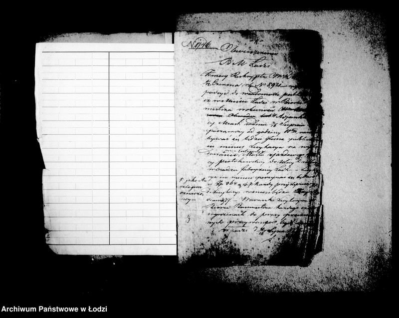 Obraz 6 z jednostki "Akta tyczące się regulacji i melioracji miasta Łodzi"