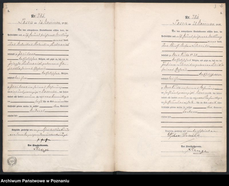 Obraz 5 z jednostki "Księga urodzeń t. II"