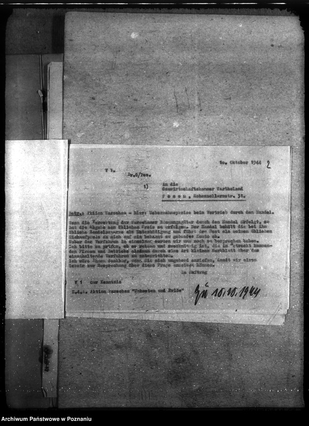 Obraz 6 z jednostki "Aktion Warschau. Unkosten und Erlös"