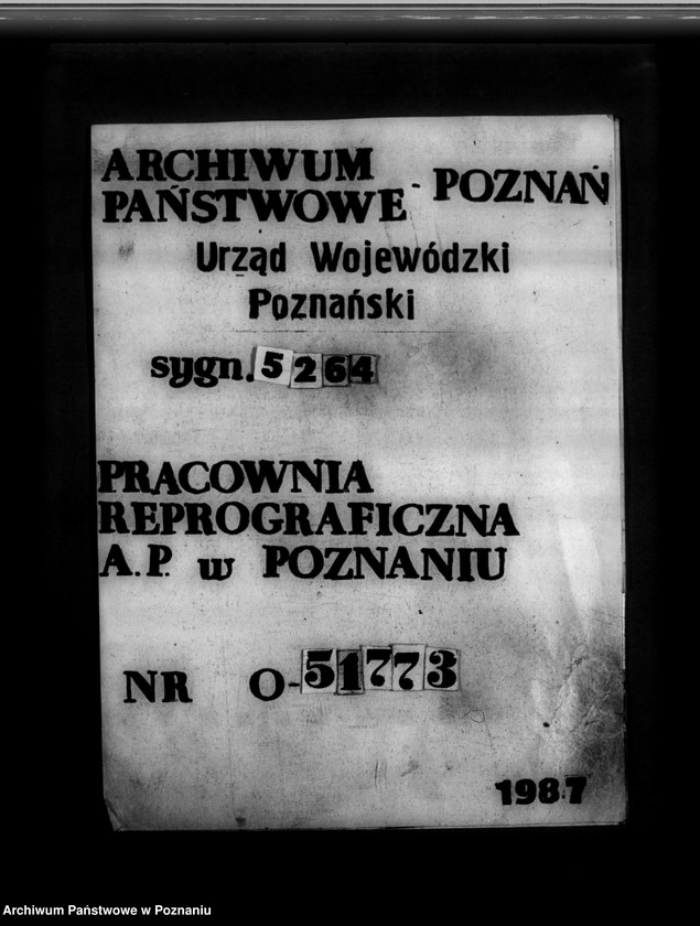 Obraz 1 z jednostki "Frydrychowicz, majętność Chlewiska powiat szamotulski nr 5762"