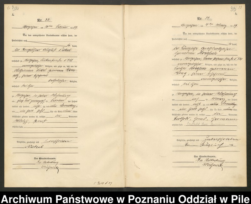 Obraz 19 z jednostki "Księga urodzeń"