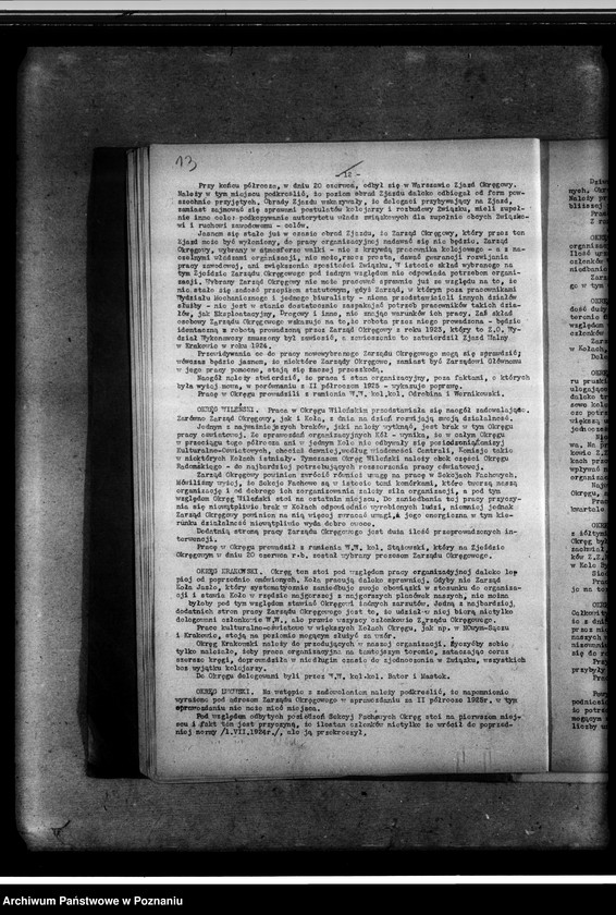 Obraz 18 z jednostki "Sprawozdania z działalności centrali w I półroczu 1926"