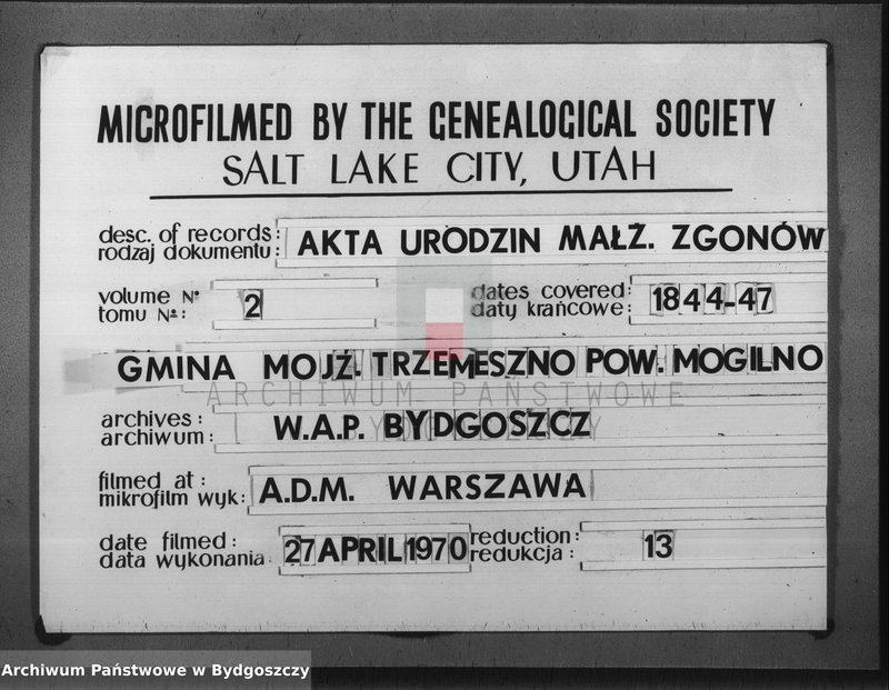 image.from.unit.number "Duplicate der Personen Standes Register der Juden Gemeinde zu Trzemeszno"