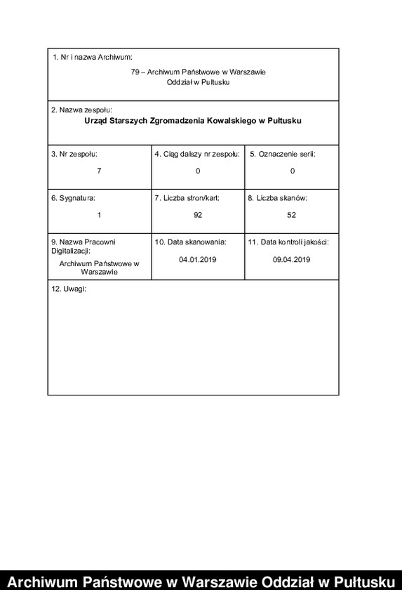 image.from.unit.number "Książka Urzędu Starszych Profesyi Kowalskiej /dopisywanie uczniów, umowy o naukę/"