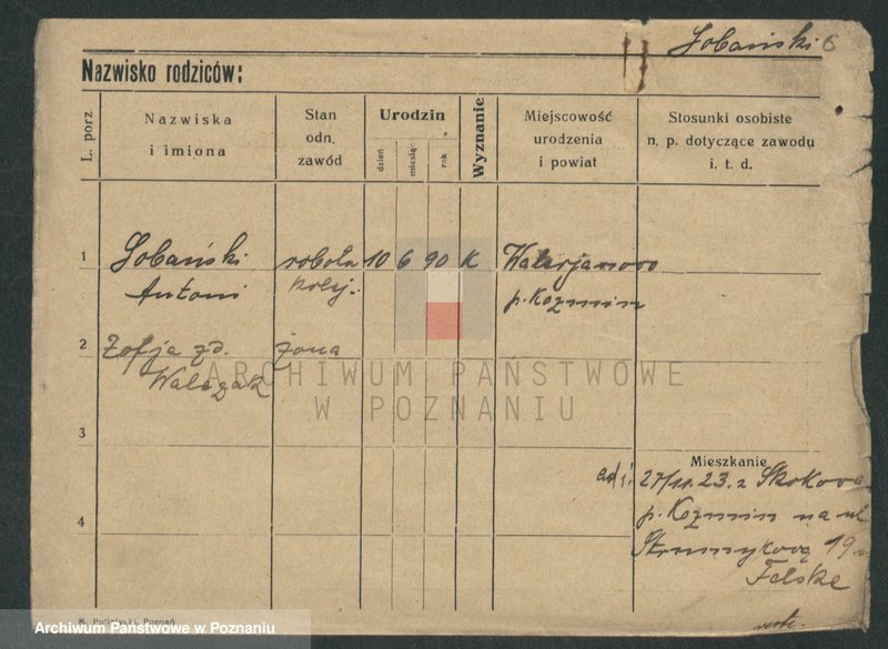 Obraz 15 z jednostki "Sobański - Sobczak"