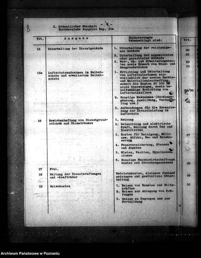 Obraz 12 z jednostki "Landeskultur- Verwaltung (Budżety)"