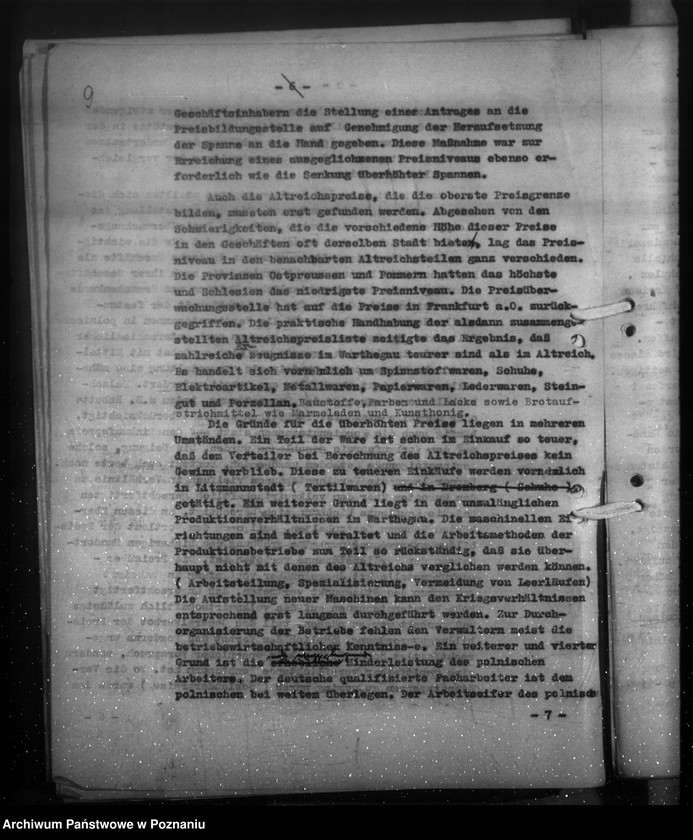 Obraz 13 z jednostki "Preisbildung und Preisüberwachung - [Preispolitische Lageberichte]"