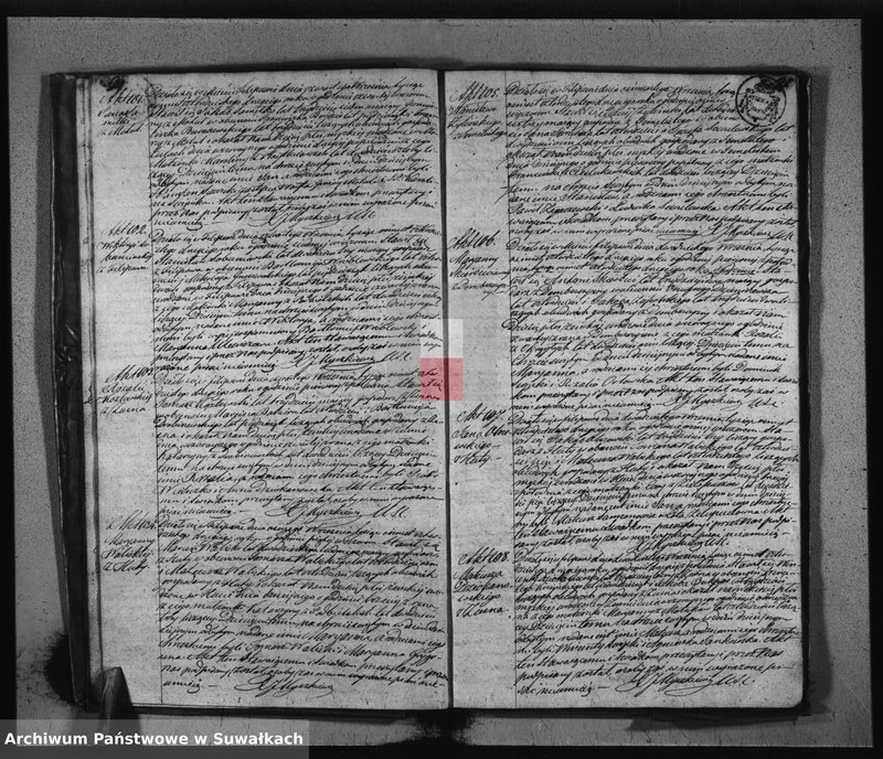 image.from.unit.number "Duplikat Akt Urodzonych, Zaślubionych i Umarłych Parafii Filipowskiey za rok 1842"