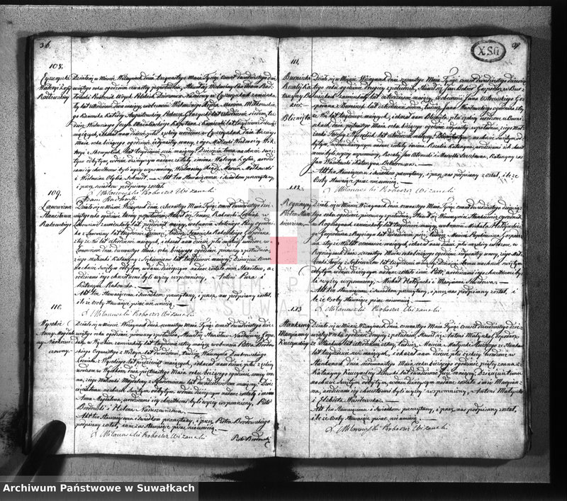 image.from.unit.number "Duplikat parafij wiżaynskiey z roku 1829"