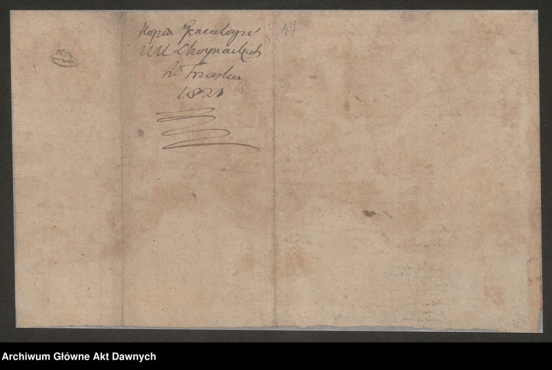 Obraz 18 z jednostki "Chodasewicz vel Chodaszewicz h. Prus. Tablica genealogiczna."