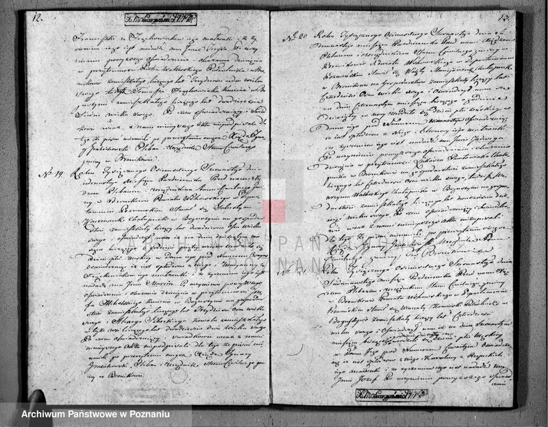 Obraz 8 z jednostki "Akta urodzeń, małżeństw i zgonów"