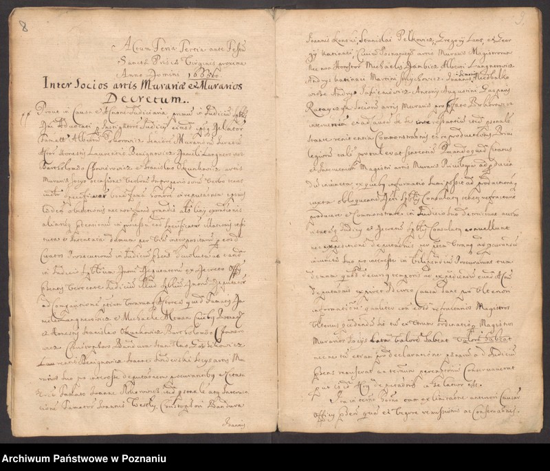 Obraz 8 z jednostki "Protocolon actorum officii consularis Posnaniensis."