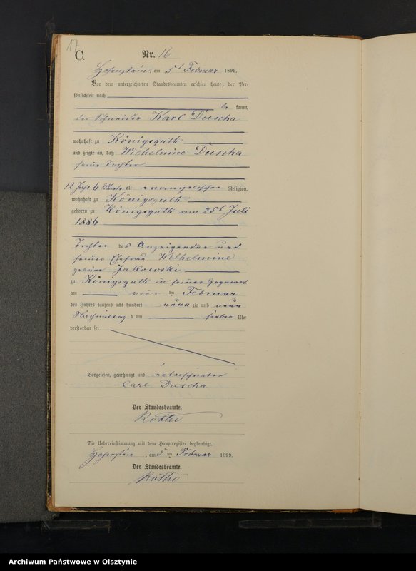 image.from.unit.number "Sterbe-Neben-Register Nr 1 - 77"