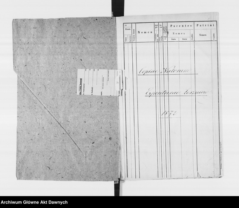 image.from.unit.number "Parafia: Łoszniów. Dekanat: Trembowla. Księga metrykalna urodzeń, ślubów i zgonów dla wsi: Łoszniów, Ostalce i Suszczyn."