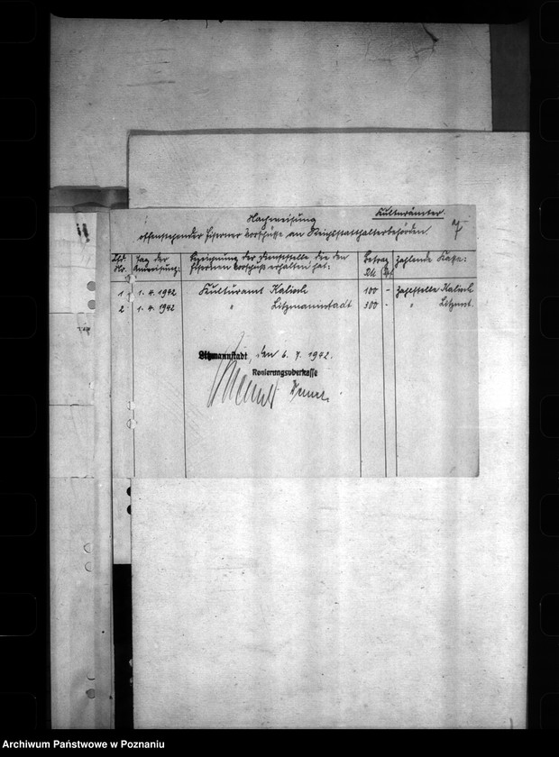 Obraz 11 z jednostki "Handkassenvorschüsse"