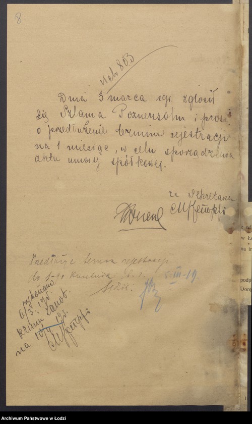 Obraz 10 z jednostki "Josef Naftali Poznersohn- sprzedaż dodatków krawieckich"