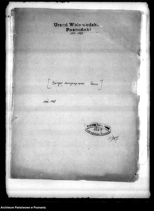 Obraz 4 z jednostki "/Burgerversorgungsverein w Rawiczu/"