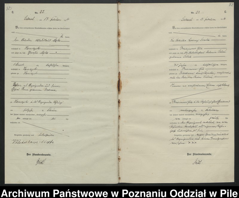 Obraz 15 z jednostki "Księga zgonów"