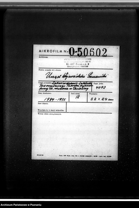 Obraz 2 z jednostki "Zatwierdzenie Zakładu Przemysłowego Fabryki Fajansów formy St. Mańczak w Chodzieży"