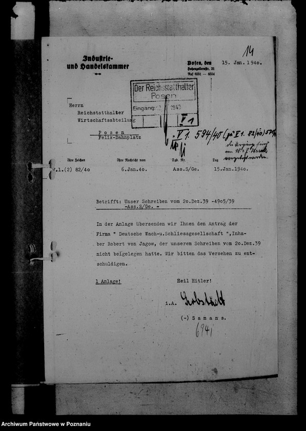 Obraz 18 z jednostki "Bewachungsgewerbe"