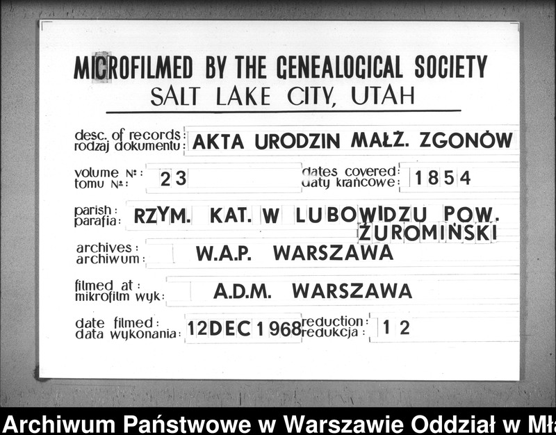 image.from.unit.number "Akta urodzin, małżeństw i zgonów"