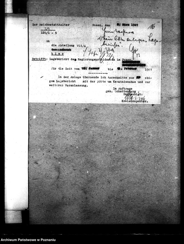 Obraz 20 z jednostki "Lageberichte über Wohnungs - und Siedlungswesen"