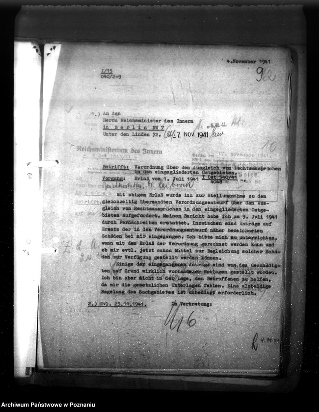 Obraz 14 z jednostki "Verordnung über den Ausgleich von Rechtsansprüchen"