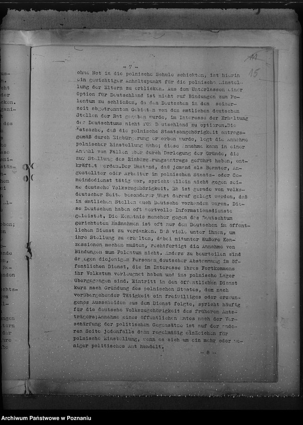 Obraz 19 z jednostki "Zarządzenia w sprawie organizacji i zasad działania niemieckiej listy narodowej"