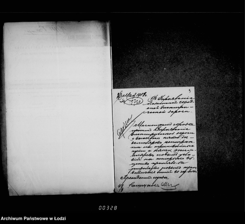 Obraz 11 z jednostki "Ob ustrojstve novych tramvajnych linji v gorode Lodzi"