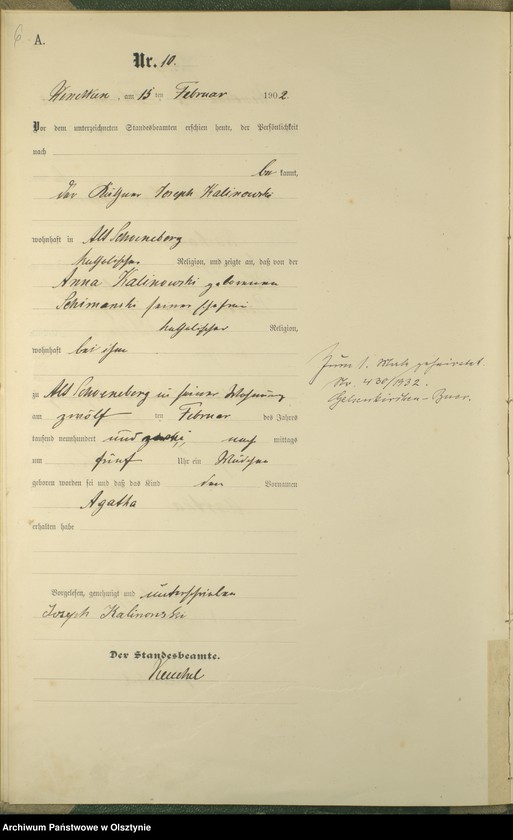 image.from.unit.number "Geburts-Haupt-Register Nr 5 - 84"