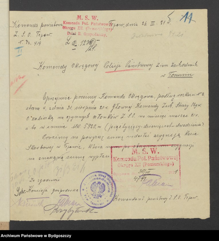 image.from.unit.number "Sprawy rachunkowo-gospodarcze Komendy Wojewódzkiej Zachodniej Straży Obywatelskiej w Grudziądzu"