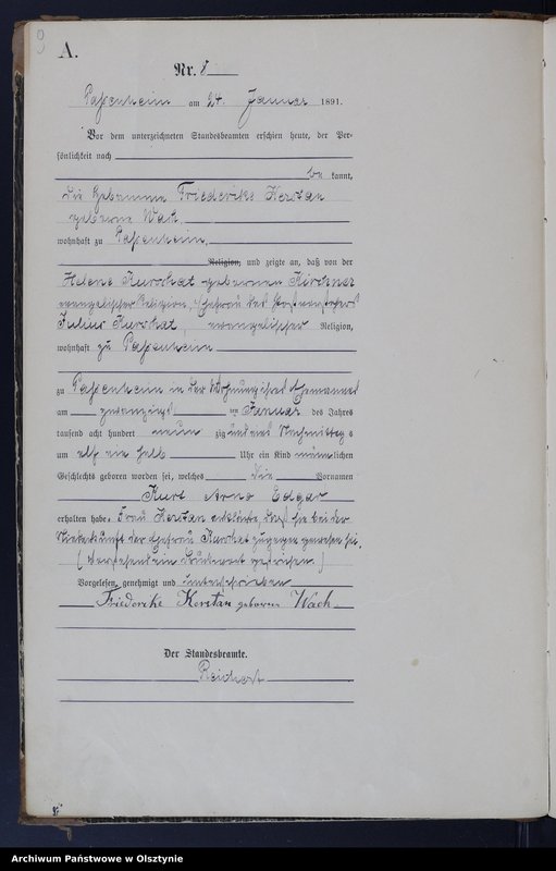 image.from.unit.number "Geburts-Haupt-Register Nr 1 - 88"