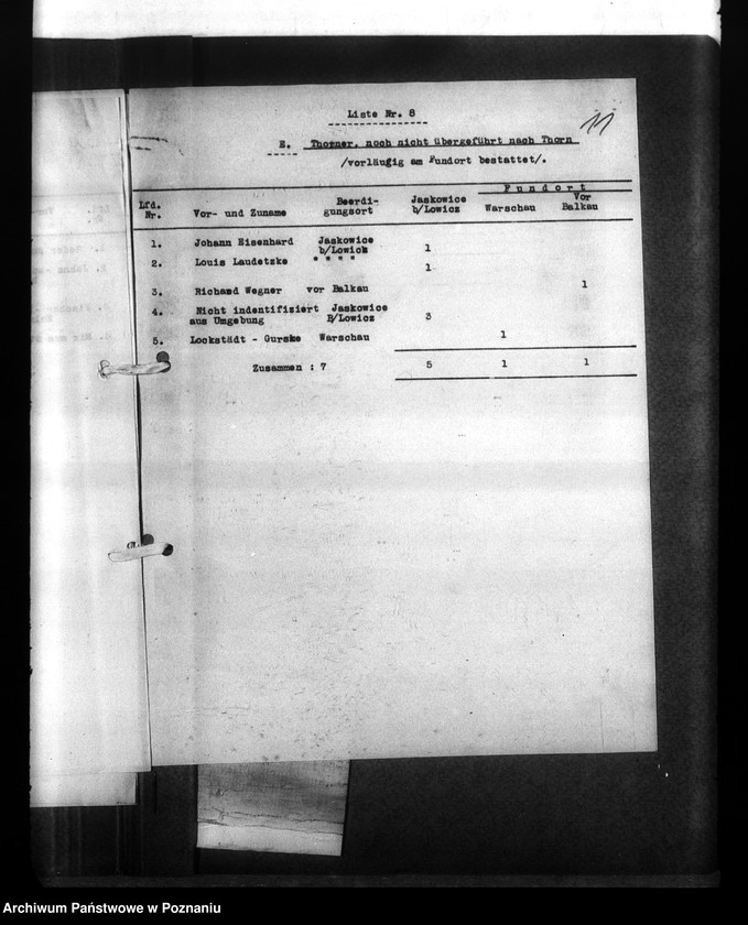 Obraz 17 z jednostki "Thorner Liste der Ermordeten und Vermissten (Toruń)"