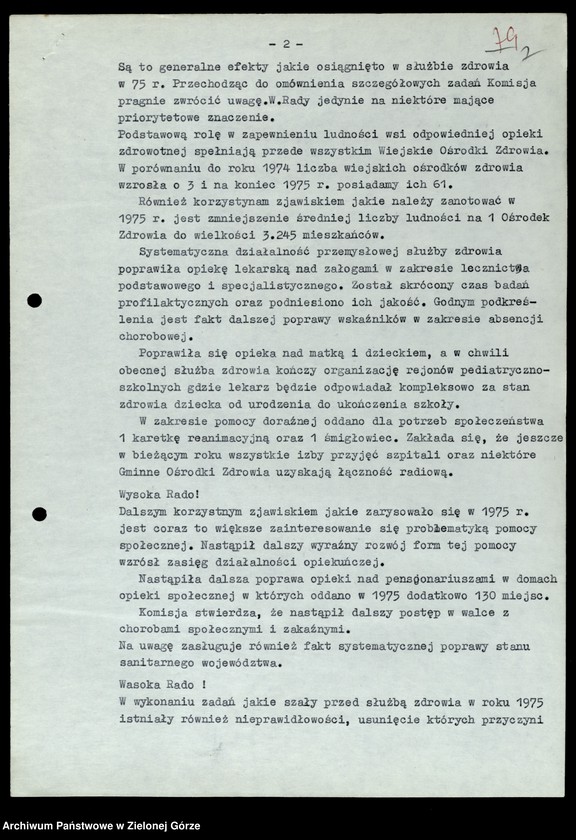 image.from.unit.number "Protokóły z posiedzeń Komisji Zdrowia, Spraw Socjalnych i Ochrony Środowiska Wojewódzkiej Rady Narodowej w Zielonej Górze"