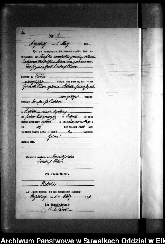 image.from.unit.number "Geburts-Neben-Register des Preussischen Standes-Amtes Kehlen Kreis Angerburg"