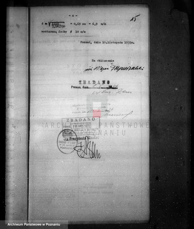 image.from.unit.number "Zatwierdzenie zakładu przemysłowego Firmy Stomil Spółka Akcyjna w Poznaniu /projekt budowy oddziału badania opon/"