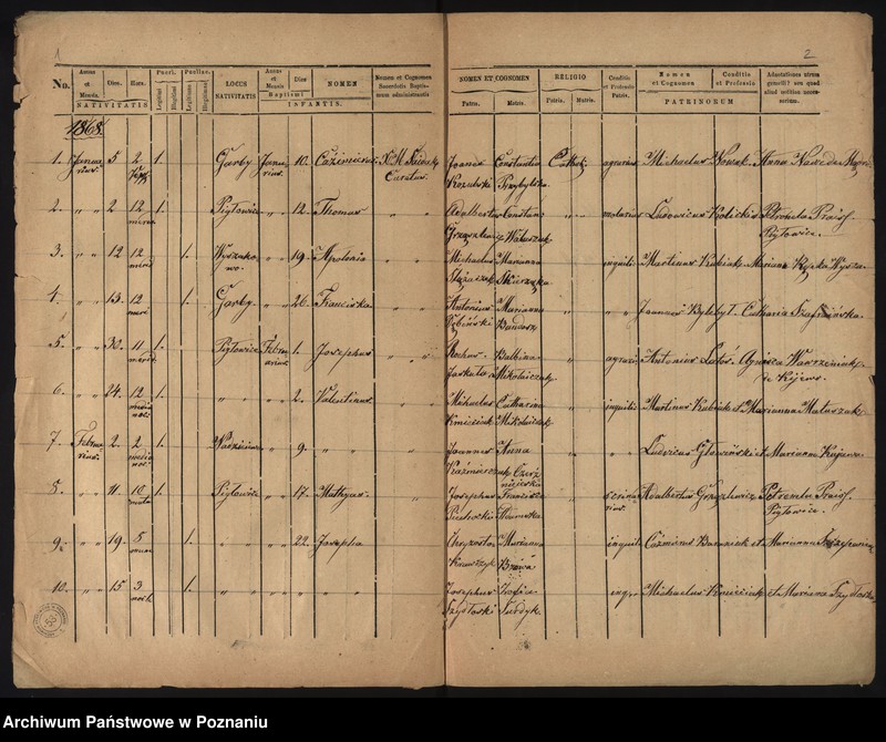 image.from.unit.number "Duplicatus ex libris baptisatorum"
