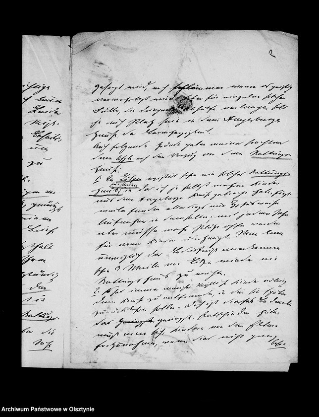 image.from.unit.number "/Briefe an Anna Gfin Lehndorff u. a. in Steinort in Sachen des Mädchenwaisenhauses in der Vorstadt Drengfurth/"