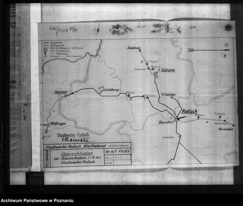 Obraz 14 z jednostki "Wasserwerk der Stadt Schildberg - Ostrzeszów, Kr. Kempen - Kępno"