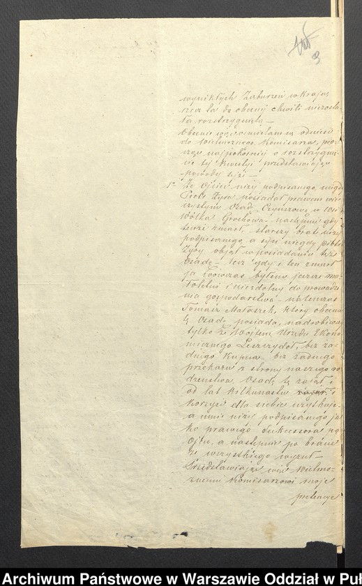 image.from.unit.number "O urządzaniu chłopów wsi Wólka Grochowska i Malaszek wchodzących w skład własności poduchowej Leszczydół, gm. Długosiodło"