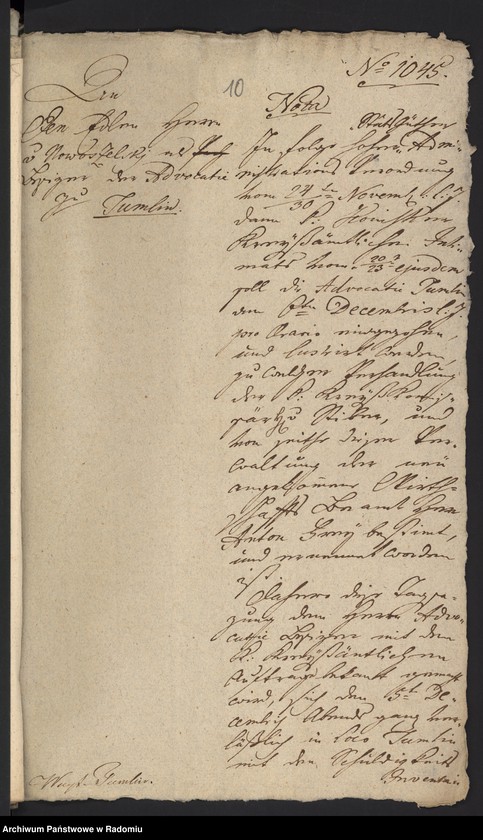 image.from.unit.number "Wójtostwa Tumlin Verwalterji Samsonów"