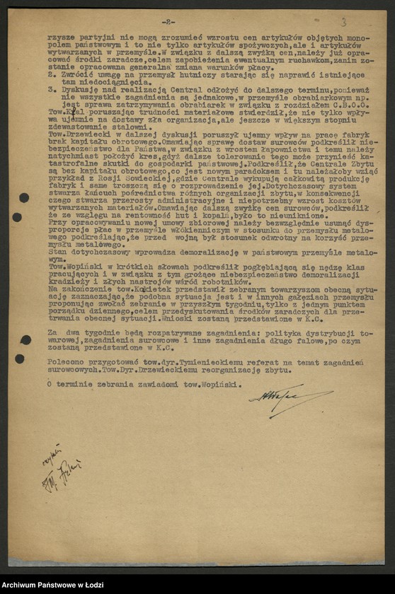 Obraz 4 z jednostki "Sekcja Metalowa; protokoły"