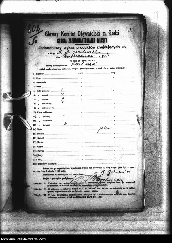 Obraz 5 z jednostki "Jednodniowy spis żywności"