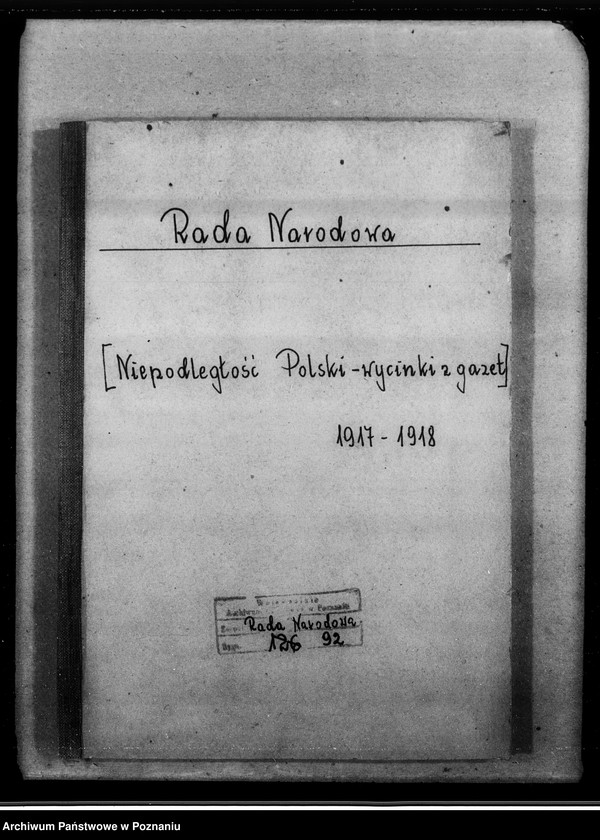 Obraz 4 z jednostki "Niepodległa Polska [wycinki prasowe]"