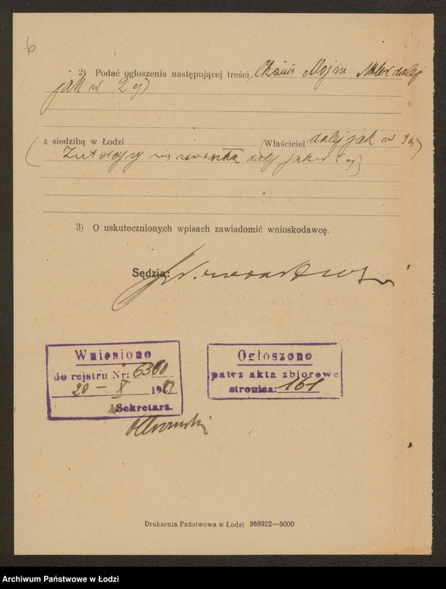 Obraz 8 z jednostki "M.Ch.Adler- handel mąką i zbożem"