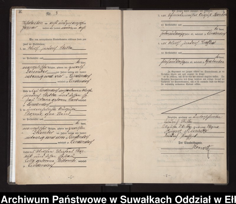 image.from.unit.number "Heiraths-Haupt-Register des Königlichen Preussischen Standes-Amtes Nikolaiken Kreis Sensburg"