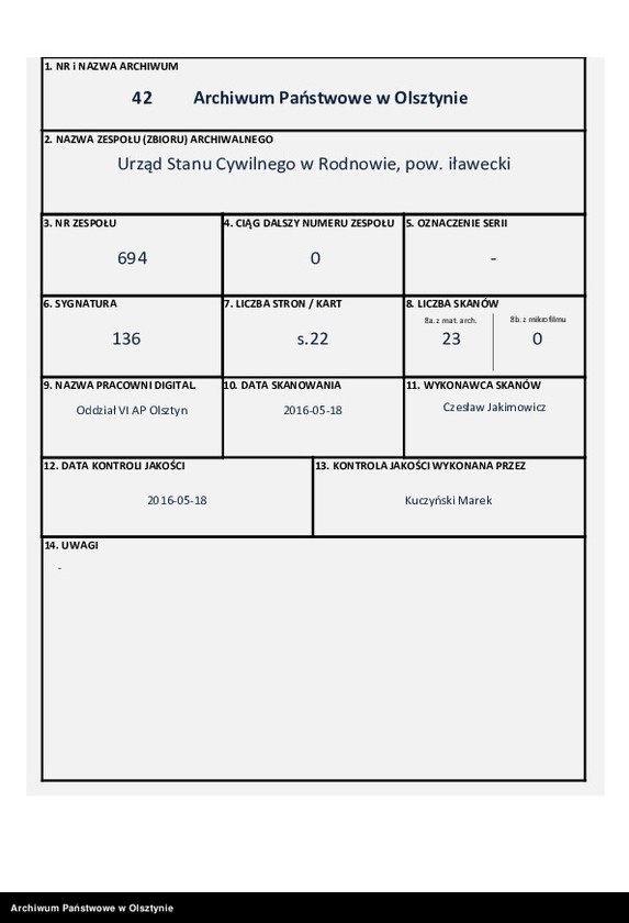 image.from.unit.number "Heiraths-Neben-Register Nr 1 - 10 [ Księga małżeństw - wtóropis ]"