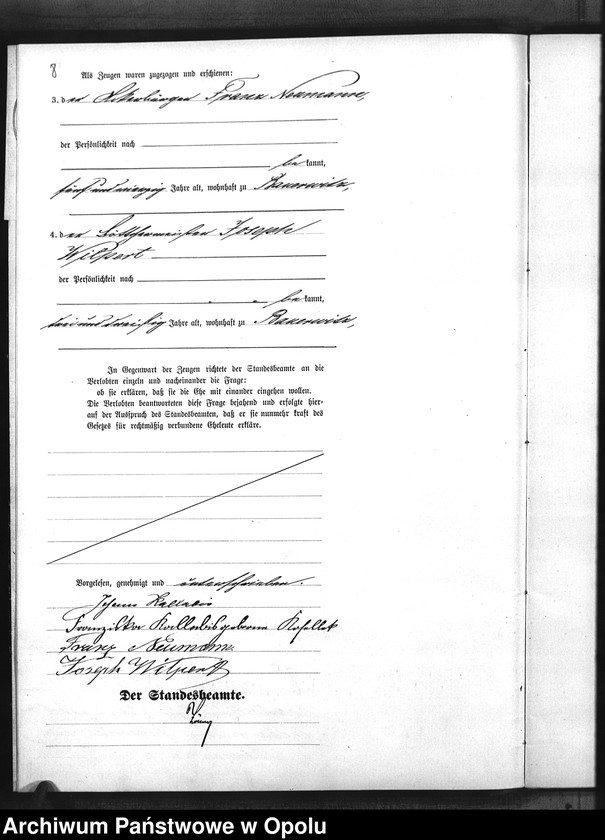 Obraz 10 z jednostki "Urząd Stanu Cywilnego w Baborowie. Ksiega małżeństw miejscowa rok 1883"